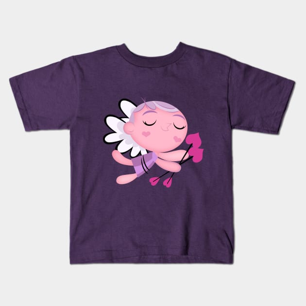 happy cupid Kids T-Shirt by richhwalsh